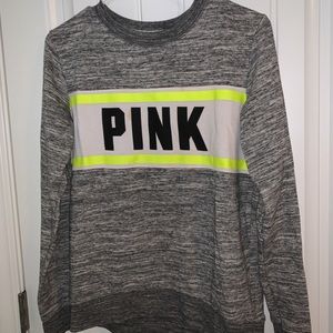 Pink crew neck sweatshirt XS
